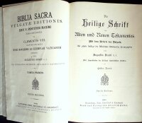 Biblia Sacra vulgatae editionis/ Die heilige Schrift des...