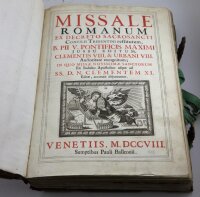 Missale Romanum ex decreto sacrosancti concilii Tridentini restitutum.