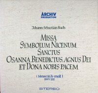 Bach Missa Symbolum Nicenum Sanctus Osanna, Benedictus,...