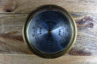 Barometer/ Messing/ Bullauge